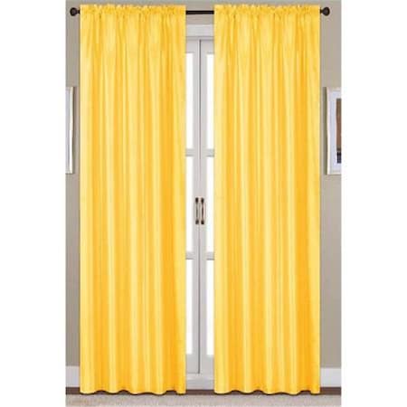 Palacedesigns Nikki Faux Silk 54 x 90 in. Rod Pocket Panel, Neon Green PA3172481